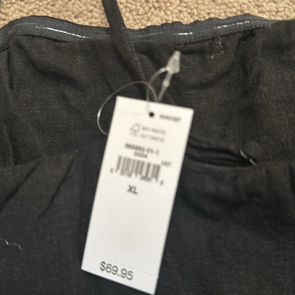 LBD little black linen dress - Picture 6 of 7